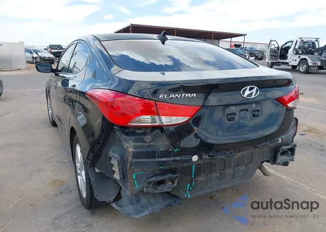 2013 Hyundai Elantra Gls from USA, damaged, VIN 5NPDH4AE7DH434534
